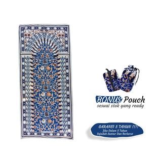 Jual Souvenir Sajadah Batik Cantik Motif Raudhah Navy Shopee Indonesia