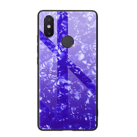 Bakeey shell bling glossy tempered glass soft edge protective case for ...
