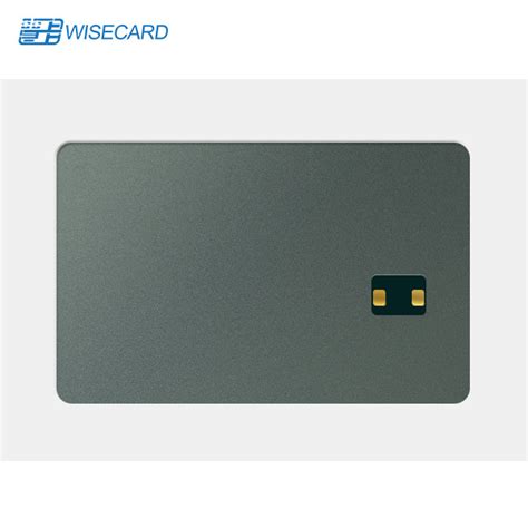 WCT Wisecard Black NFC Cards 13 56Mhz NTAG213 Metal NFC Business Card