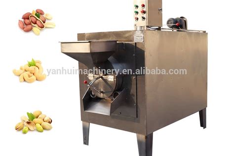 Commercial Automatic Sunflower Seeds Nuts Roasting Machine Continues