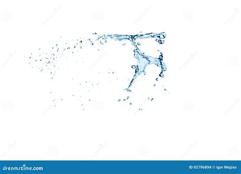 Splashing Water Frame Royalty Free Stock Image