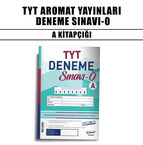 AROMAT TYT DENEME SINAVI 0 A 2024