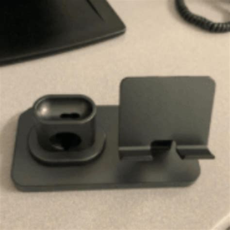 Download Free Stl File 3 In 1 Charging Stand For Apple Watch Iphone Airpods Stand Iwatch Stand