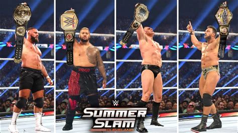 Wwe Summerslam Full Show Highlights Summerslam Match