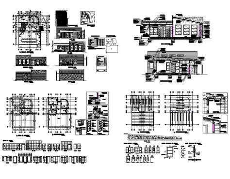 Registered Office Detail Elevation And Plan 2d View Dwg File Architecture People Architecture