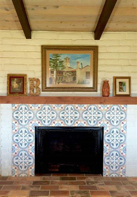 Spanish Tile Fireplace Surround Mriya Net