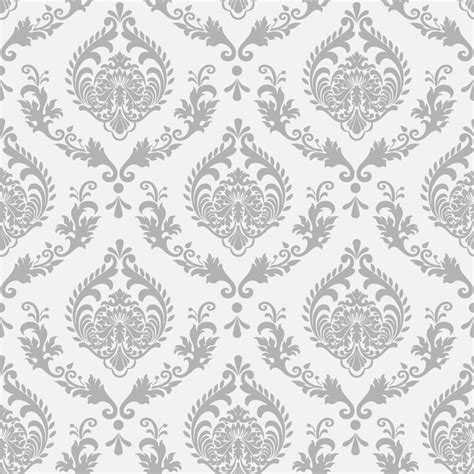 Premium Vector Damask Seamless Pattern Background