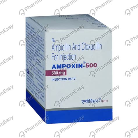 Buy Ampoxin 500mg Dry Vial Of 1 Powder For Injection Online At Flat 15 Off Pharmeasy