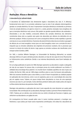 Sl Radiacoes Riscos E Beneficios Pdf