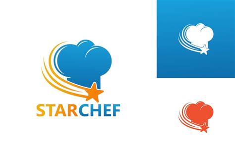 Star Chef Logo Template Design Vecteur Emblème Design Concept