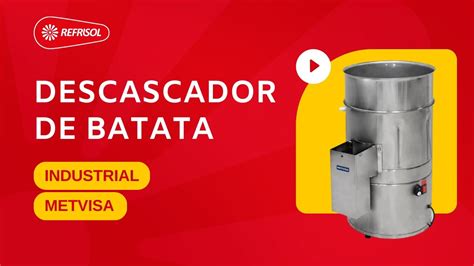 Descascador De Batata Alho E Cebola Industrial Kg Modelo Db