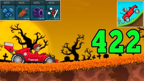 Hill Climb Racing Race Car In Haunted Gameplay Walkthrough Part