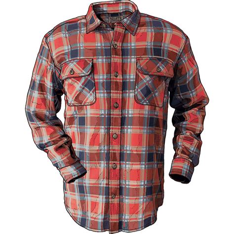 Xl Mens Trim Fit Burlyweight Flannel Shirt Duluth Trading Workout Shirts Men Heavy