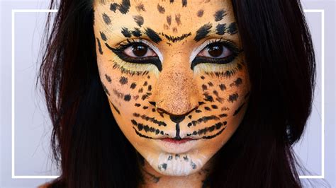 Leopard Cheetah Makeup Tutorial Shelingbeauty Leopard Makeup