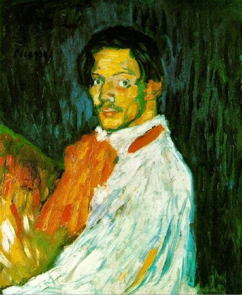 1901 Autoportrait Yo Picasso — Pablo Picasso 1881 1973 Period Of Creation 1889 1907