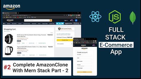 Complete Amazon Clone With Mern Stack Part E Commerce Website