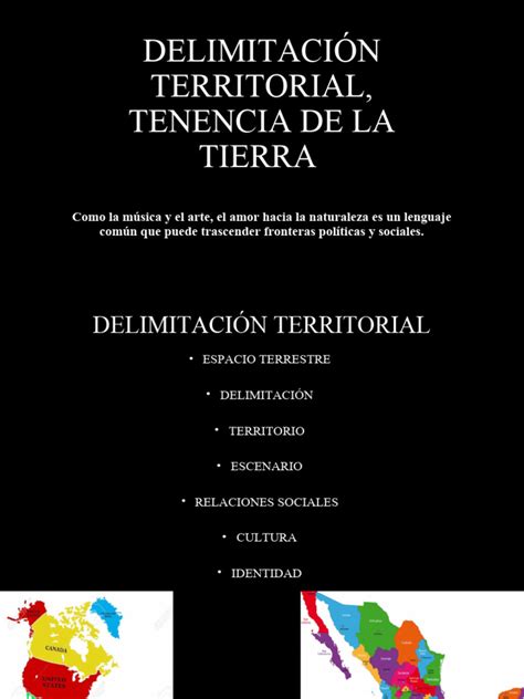 Delimitación Territorial Tenencia De La Tierra Y Pdf Propiedad Educación En Artes Liberales