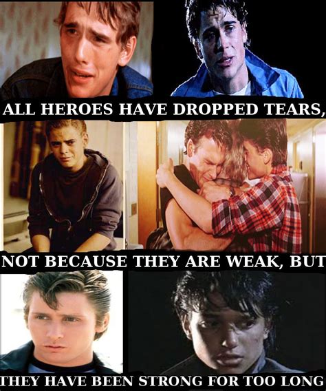 Try Not To Cry The Outsiders Quotes The Outsiders Cast The
