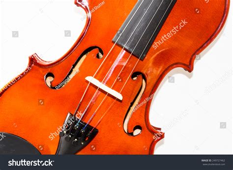 Violin Isolated On White Background Stock Photo 249727462 Shutterstock