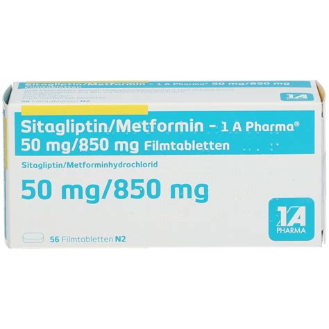 Sitagliptin Metformin A Pharma Mg Mg Fta St Mit Dem E Rezept