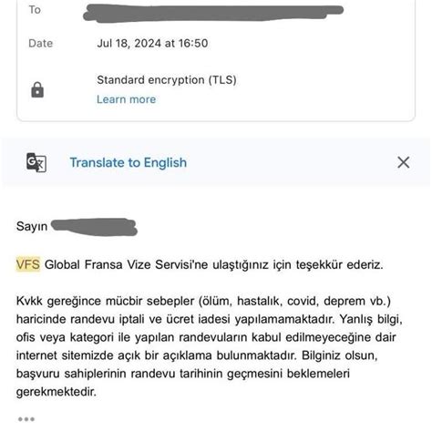 VFS Global Hizmet ve Vfs Fransa Global Şikayetleri Şikayetvar