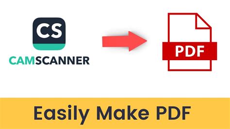 How To Use Camscanner App Easily Make Pdf Youtube