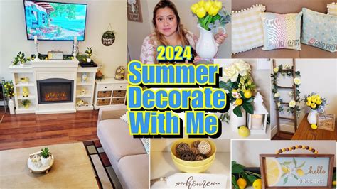 Summer Decorate With Me Lemon Decor Ideas Youtube