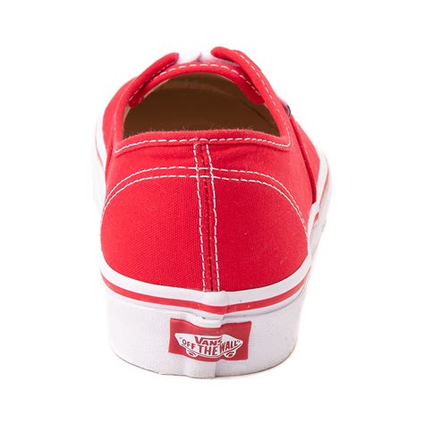 Vans Authentic Skate Shoe Red Journeys