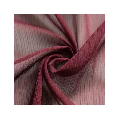 Crinkled Silk Chiffon Fabric For Hijab Muslin Women Mini Crepe Plain