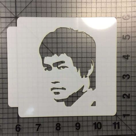 Bruce Lee 100 Stencil | JB Cookie Cutters