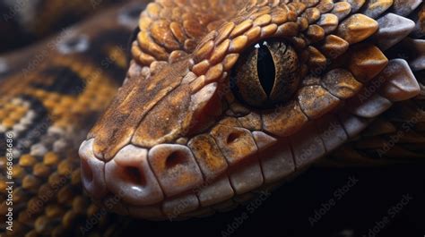 Snake Close Up Macro Snake Eye Close Up Macro Beautiful Dangerous