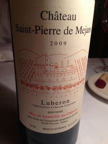 Château Saint Pierre de Mejans Luberon Rouge Vivino US