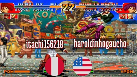 Ft Kof Itachi Pe Vs Haroldinhogaucho Us King Of