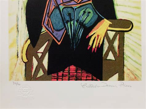 Pablo Picasso Dora Maar Seated Limited Edition Colour Giclee