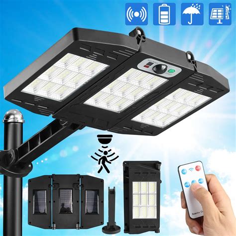 Led Solar Street Light Outdoor Lm Motion Sensor Lamp Waterproof