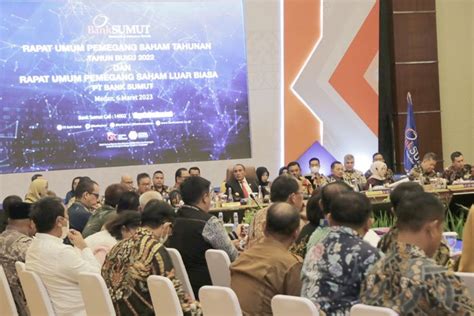 RUPS Tahunan Dan Luar Biasa PT Bank Sumut Gubernur Edy Rahmayadi Minta