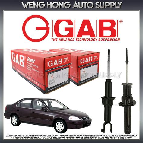 GAB Honda Civic EJ EK SO4 VTEC Front Rear Shock Absorber Gas GAB