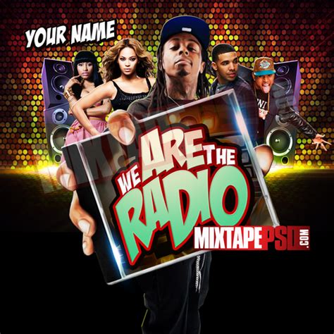 Mixtape Cover Template We Are Radio 2 Graphic Design Mixtapepsds Com