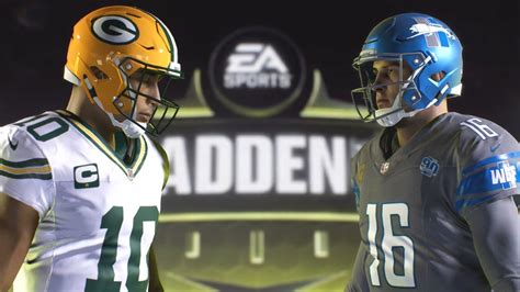 Madden Nfl 24 Green Bay Packers Vs Detriot Lions Simulation Week 12