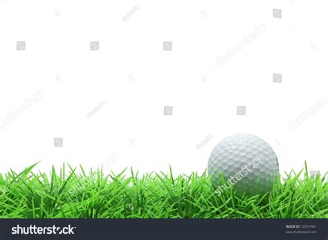 Isolated Golf Ball On Green Grass Stock Photo 72057961 Shutterstock