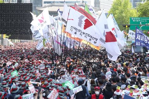 `노동절` 동시다발 집회 민주노총 인수위까지 행진 예정 서울특별시 미디어재단 Tbs