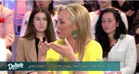 La Conversaci N Que Colate E Isabel Pantoja Tuvieron Antes De