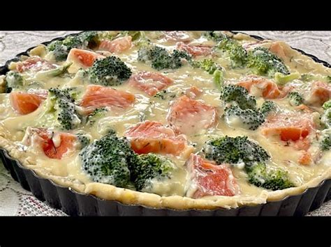 La Meilleure Recette De Quiche Au Saumon Et Brocolis YouTube