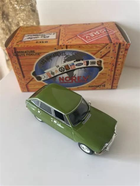 VOITURE MINIATURE NOREV Hachette Citroën Ami 8 1969 1 43 BOITE