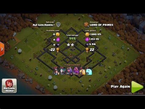 Maximum Loot In Clash Of Clans Th Mass Miners Ice Wizards Part