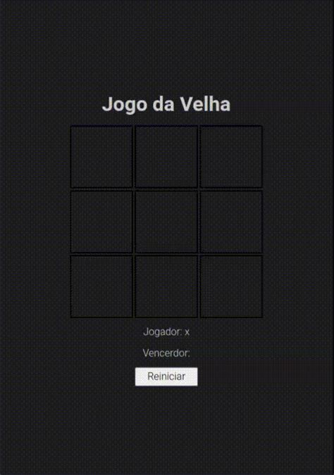 Github Clebsonsh Jogo Da Velha Jogo Da Velha Feito Html Css E Js