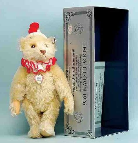 Purchase Steiff 0170 32 Teddy Clown Jointed Mohair 1926 Replica Limited