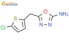 Chlorothiophen Yl Methyl Oxadiazol Amine