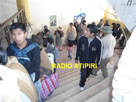 RADIO ATIPIRI 840 A M EL ALTO REAPARECEN EXTENSAS FILAS DE VECINOS EN