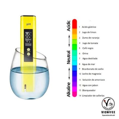 Phmetro Digital Medidor Ph Liquidos Buffer Calibracion Vicoffee